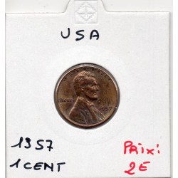 Etats Unis 1 cent 1957 Sup, KM 132 pièce de monnaie