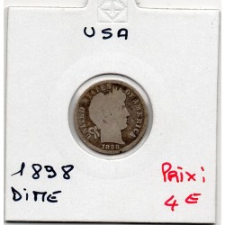 Etats Unis dime 1898 B, KM 113 pièce de monnaie