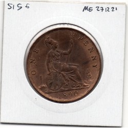Grande Bretagne Penny 1890 Sup, KM 755 pièce de monnaie