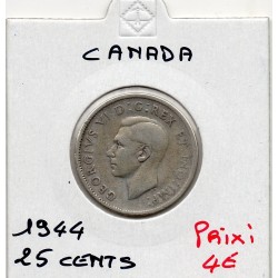 Canada 25 cents 1941 TTB, KM 35 pièce de monnaie