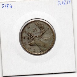 Canada 25 cents 1941 TTB, KM 35 pièce de monnaie