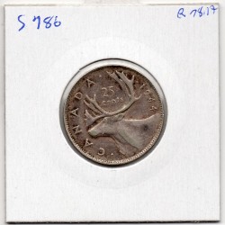 Canada 25 cents 1944 TTB, KM 35 pièce de monnaie