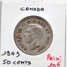 Canada 50 cents 1941 TTB, KM 36 pièce de monnaie