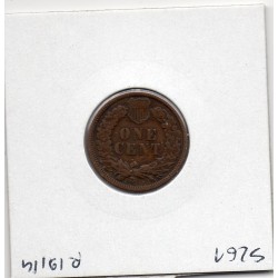 Etats Unis 1 cent 1886 variété 1 TB+, KM 87 pièce de monnaie