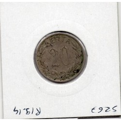 Grece 20 Lepta 1895 TB, KM 57 pièce de monnaie