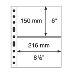 Feuilles GRANDE 2C 2S, avec 2 Bandes horizontales