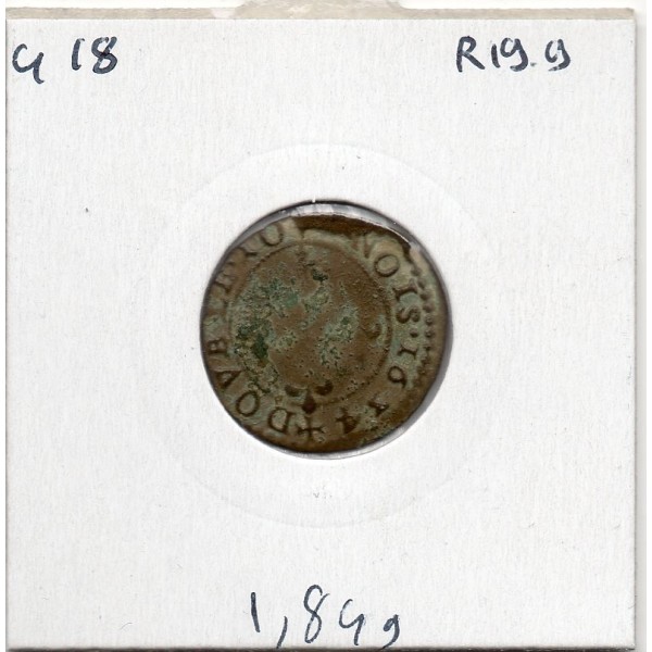 Ardennes, Seigneurie de Cugnon, Jean Théodore de Lowenstein (1634) Double Tournois