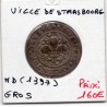 Alsace, Ville de Strasbourg, (1397) Gros ou Groschen