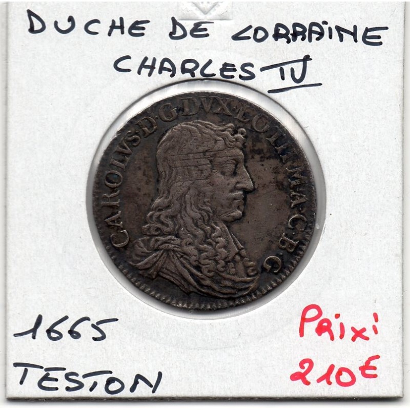 Duché de lorraine, Charles IV (1665) Teston