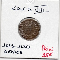 Denier Tournois Louis VIII (1223-1250) pièce de monnaie royale