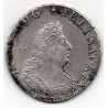 1/2 Ecu Aux Palmes 1695 W Lille Flan Neuf Louis XIV pièce de monnaie royale