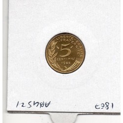 5 centimes Lagriffoul 1985 FDC, France pièce de monnaie