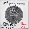 Polynésie Française 5 Francs 1990 FDC, Lec 59 pièce de monnaie