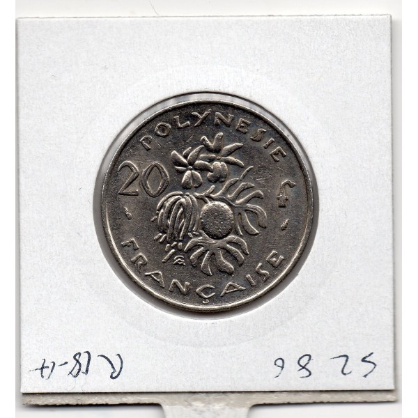 Polynésie Française 20 Francs 1986 Sup, Lec 102 pièce de monnaie