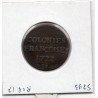 9 deniers Colonies Francoises 1722 H pour les amériques TB-,  Lec 193 pièce de monnaie