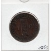 Cochinchine 1 centime 1884 A faisceau TB, Lec 14 pièce de monnaie