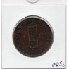 Cochinchine 1 centime 1884 A faisceau TB, Lec 14 pièce de monnaie