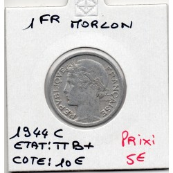 1 franc Morlon 1944 C Castelsarrasin TTB+, France pièce de monnaie