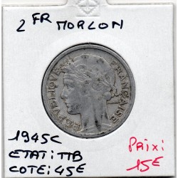 2 francs Morlon 1945 C Castelsarrasin TTB, France pièce de monnaie