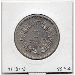 5 francs Lavrillier 1945 Sup, France pièce de monnaie