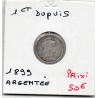 Monnaie argentée 1 centime dupuis 1899 France pièce de nécessité