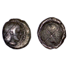 Obole Sicile, Syracuse Deinomenides (-480 à -470) Arethusa et roue