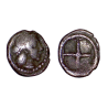 Obole Sicile, Syracuse Deinomenides (-480 à -470) Arethusa et roue
