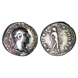 Denier de Trajan (102) RIC 51 sear - atelier Rome