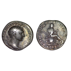 Denier de Trajan (108) RIC 96 sear 3136 atelier Rome