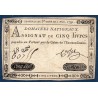 Assignat 5 livres 1.11.1791 TB signature Corsel