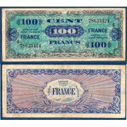 100F France série 4 TB 1945 Billet du trésor Central