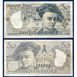 50 Francs Quentin TTB 1991 Billet de la banque de France