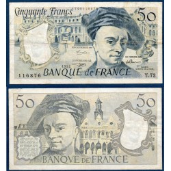 50 Francs Quentin TB+ 1992 Billet de la banque de France