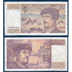 20 Francs Debussy TB+ 1986 Billet de la banque de France