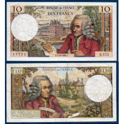 10 Francs Voltaire TTB 1.10.1964 Billet de la banque de France