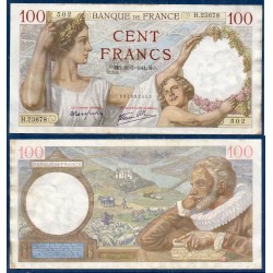 100 Francs Sully TTB- 31.7.1941 Billet de la banque de France