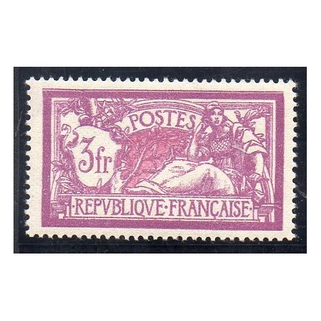 Timbre France Yvert No 240 type Merson lilas et Carmin neuf **