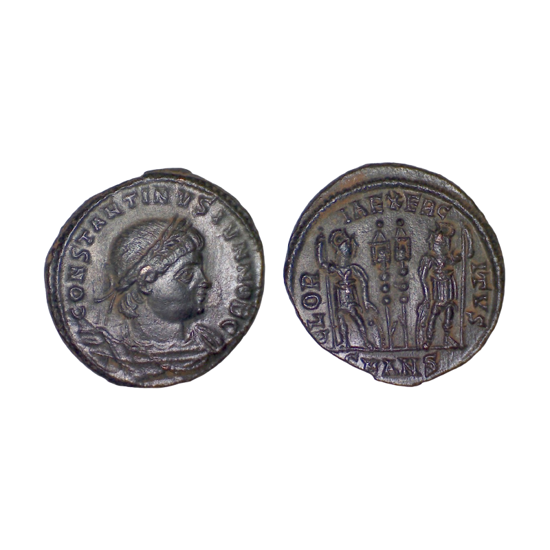 AE3 Constantin II (330-335), RIC 87 sear 17343 atelier Antioche