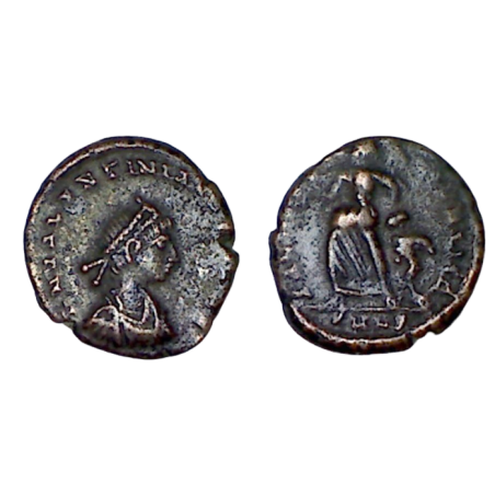 AE4 Valentinien II (383-386), RIC 45 sear 20347 atelier Nicomedie