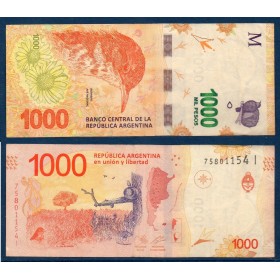 Argentine Pick N°366, TTB Billet de banque de 1000 Pesos 2017