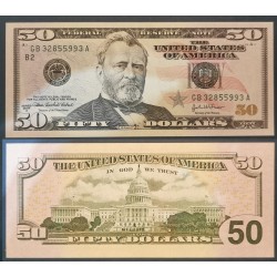 Etats Unis Pick N°522 New York, Billet de banque de 50 Dollars 2004 série B2
