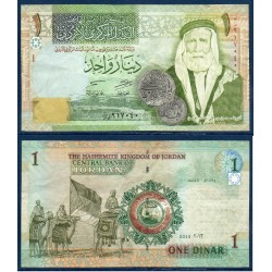 Jordanie Pick N°34g TTB Billet de banque de 1 Dinar 2013
