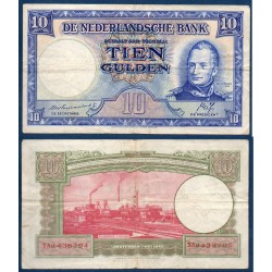 Pays Bas Pick N°75b, Billet de Banque de 10 gulden 1945
