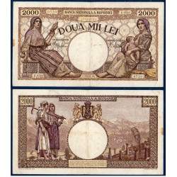 Roumanie Pick N°53a, Billet de banque de 2000 lei 1941