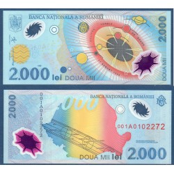 Roumanie Pick N°111b, Neuf Billet de banque de 2000 leï 1999