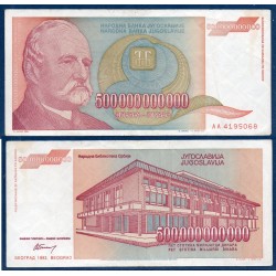 Yougoslavie Pick N°137a, TTB Billet de banque de 500 Milliards Dinara 1993
