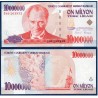 Turquie Pick N°214, Neuf Billet de banque de 10000000 Lira 1999