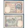 Tunisie Pick N°8a, Billet de banque de 5 francs 20.7.1928
