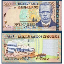 Malawi Pick N°56b, Neuf Billet de banque de 500 kwatcha 2011
