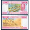 Afrique Centrale Pick 308Mc pour le Centrafrique, Billet de banque de 2000 Francs CFA 2002